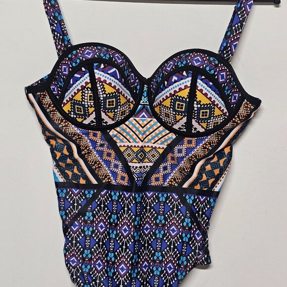 Swimsuits for all One Piece Print Bikini 8 - Picture 2 of 6